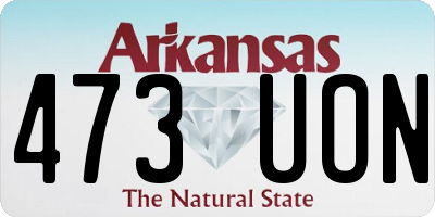 AR license plate 473UON