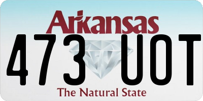 AR license plate 473UOT