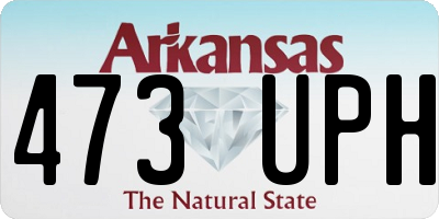 AR license plate 473UPH