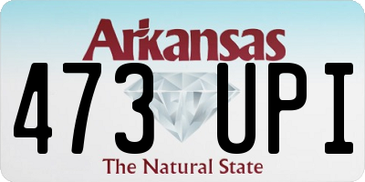 AR license plate 473UPI