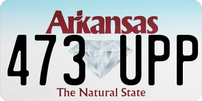 AR license plate 473UPP