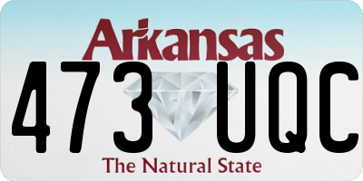 AR license plate 473UQC