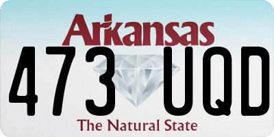 AR license plate 473UQD