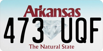 AR license plate 473UQF