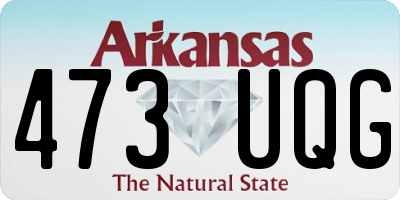 AR license plate 473UQG