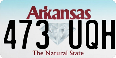 AR license plate 473UQH