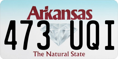 AR license plate 473UQI