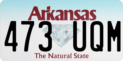 AR license plate 473UQM