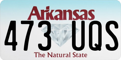 AR license plate 473UQS