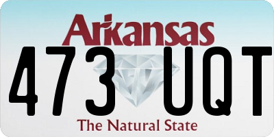 AR license plate 473UQT