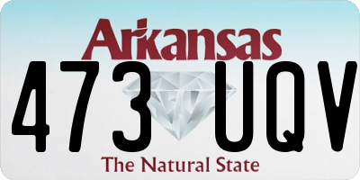 AR license plate 473UQV