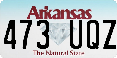 AR license plate 473UQZ