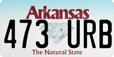 AR license plate 473URB