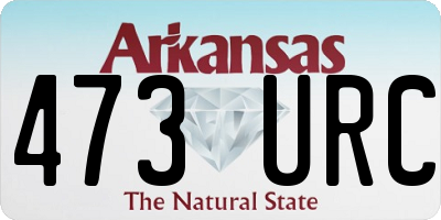 AR license plate 473URC