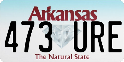 AR license plate 473URE