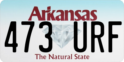 AR license plate 473URF