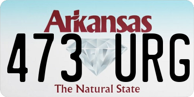 AR license plate 473URG