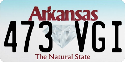 AR license plate 473VGI