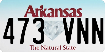 AR license plate 473VNN