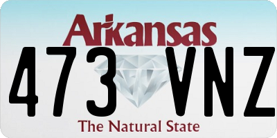 AR license plate 473VNZ