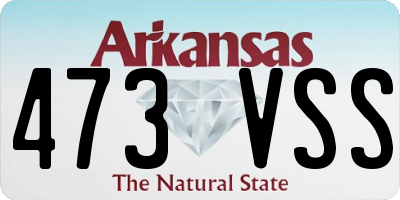AR license plate 473VSS