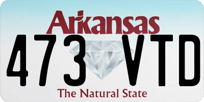 AR license plate 473VTD