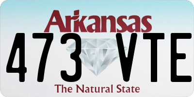 AR license plate 473VTE