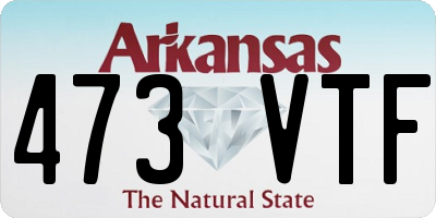 AR license plate 473VTF