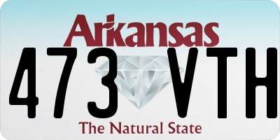 AR license plate 473VTH