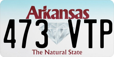 AR license plate 473VTP