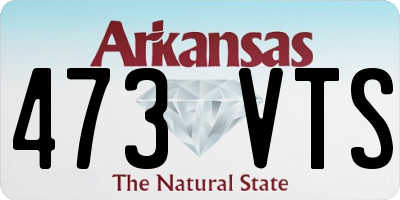 AR license plate 473VTS