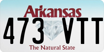 AR license plate 473VTT