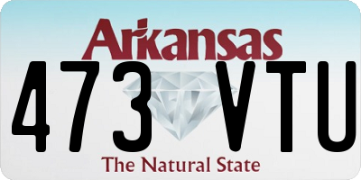 AR license plate 473VTU