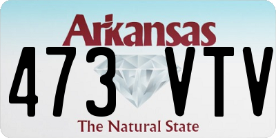 AR license plate 473VTV