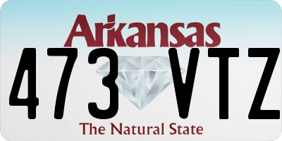 AR license plate 473VTZ