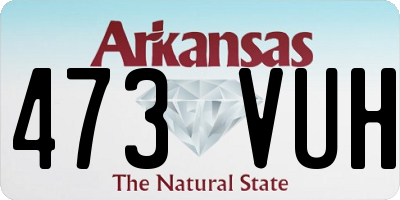 AR license plate 473VUH