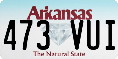 AR license plate 473VUI
