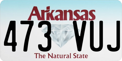 AR license plate 473VUJ