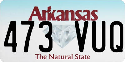 AR license plate 473VUQ
