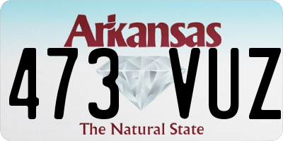 AR license plate 473VUZ
