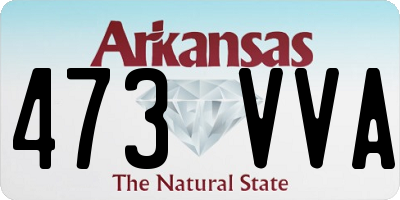 AR license plate 473VVA