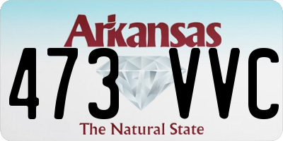 AR license plate 473VVC