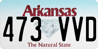 AR license plate 473VVD