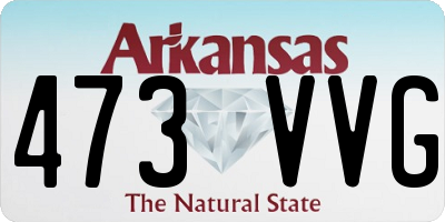 AR license plate 473VVG