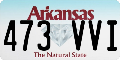 AR license plate 473VVI