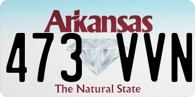 AR license plate 473VVN