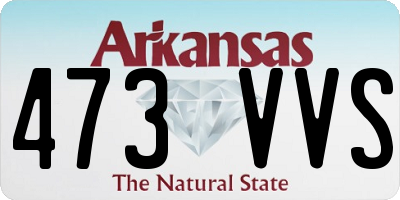 AR license plate 473VVS