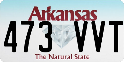 AR license plate 473VVT