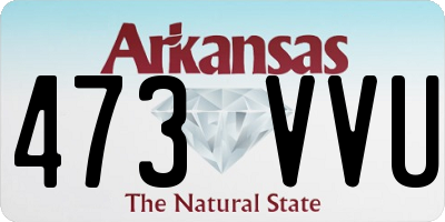 AR license plate 473VVU