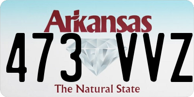 AR license plate 473VVZ